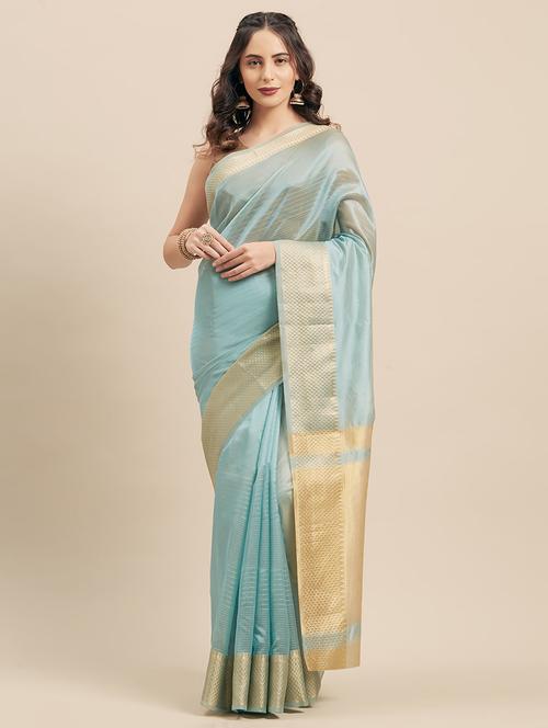 self design woven saree - 17165981 - Very Small Image - 1