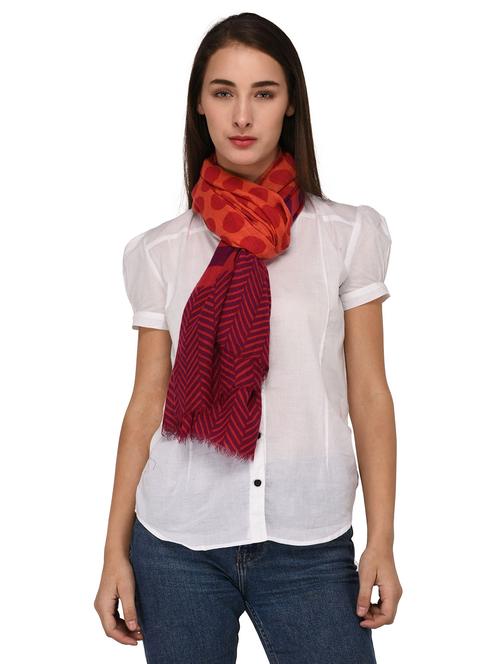 red wool stole - 17166225 - Very Small Image - 1