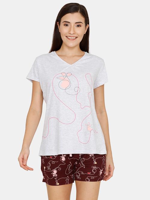printed pajama set - 17167619 - Very Small Image - 1
