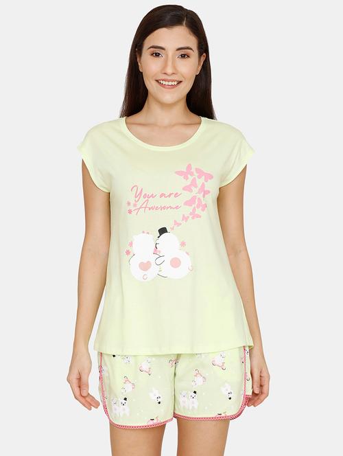 printed nightwear set - 17167633 - Very Small Image - 1
