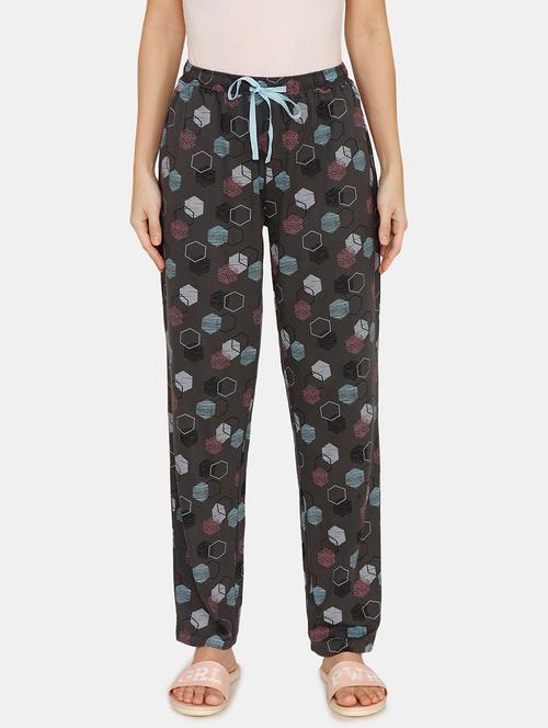 drawstring waist printed pajama - 17168537 - Very Small Image - 1