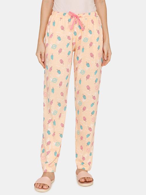 drawstring waist printed pajama - 17168542 - Very Small Image - 1