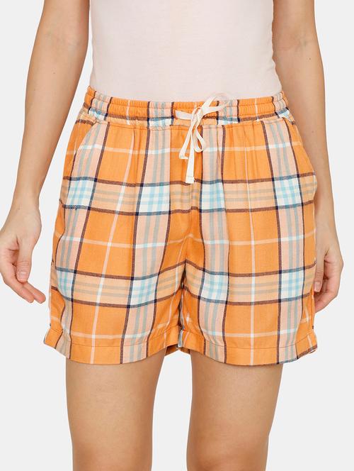 orange rayon short - 17168584 - Very Small Image - 1