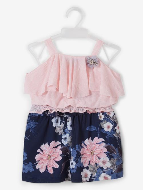 blue cotton shorts sets twin & jump suit - 17169126 - Very Small Image - 1