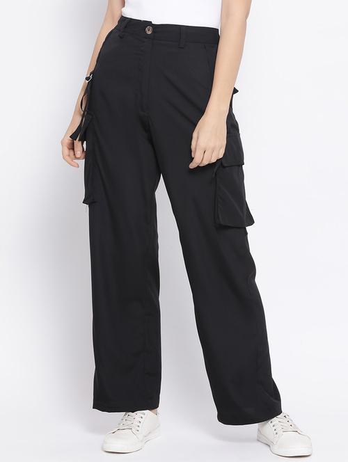 high rise cargo pants - 17169562 - Very Small Image - 1