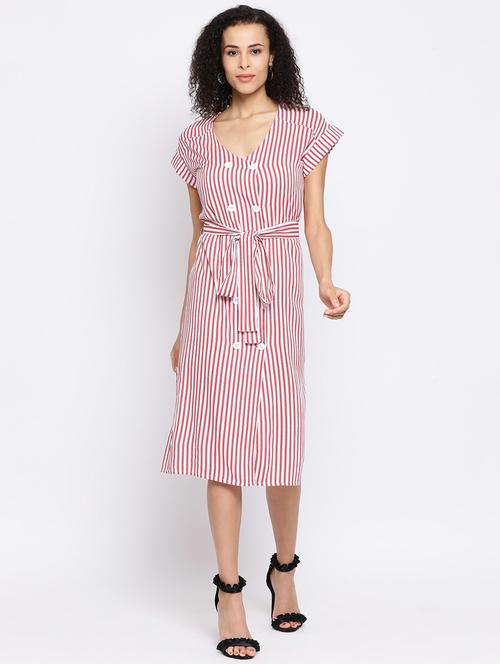 double breasted striped dress - 17169572 - Very Small Image - 1