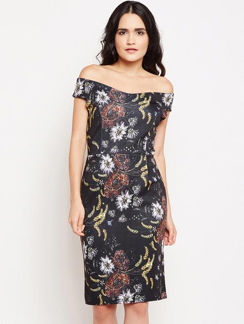 off shoulder floral dress - 17169578 - Very Small Image - 1