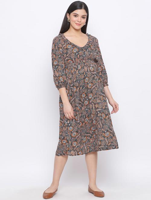 floral maternity dress - 17169599 - Very Small Image - 1