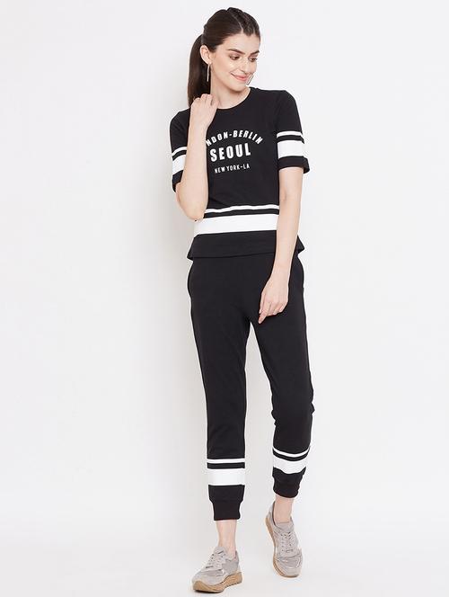 varsity striped joggers set - 17170381 - Very Small Image - 1