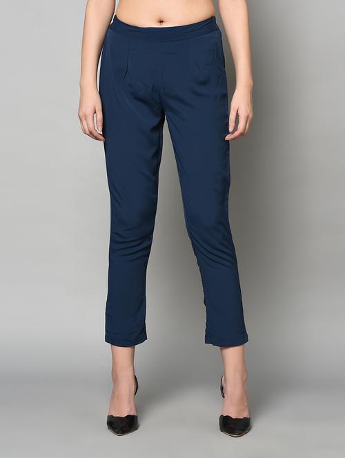 mid rise pleated trouser - 17170760 - Very Small Image - 1