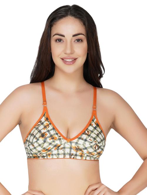floral patch printed bra - 17172564 - Very Small Image - 1