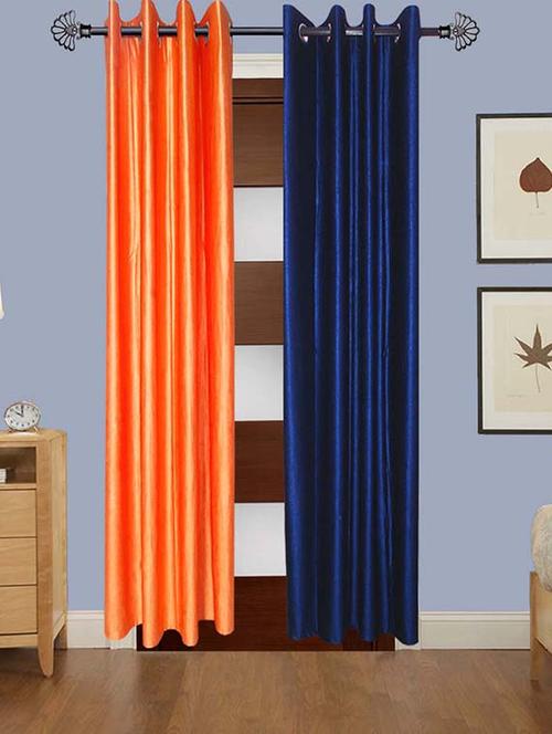 polyester 5 feet door curtain (pack of 2) - 17180865 - Very Small Image - 1