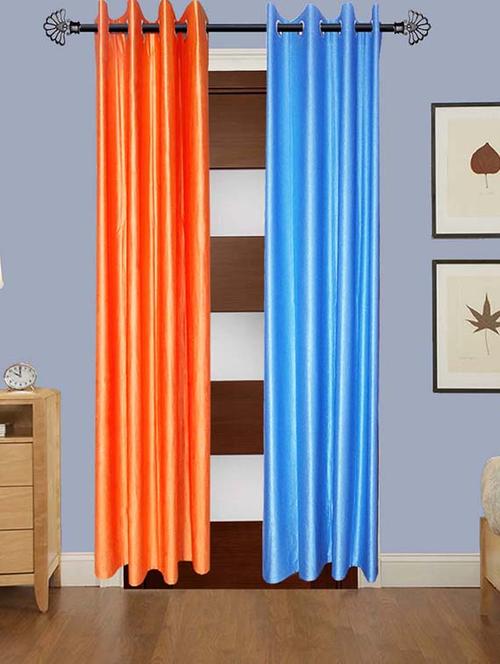 polyester 5 feet door curtain (pack of 2) - 17180867 - Very Small Image - 1