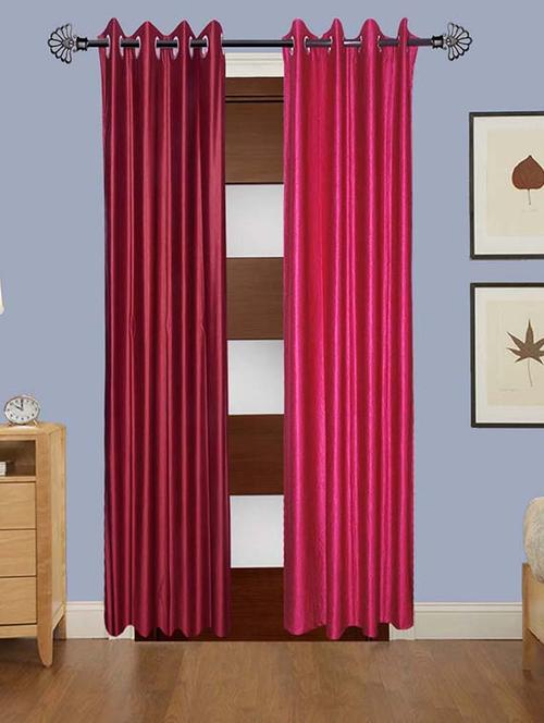 polyester 5 feet door curtain (pack of 2) - 17180881 - Very Small Image - 1