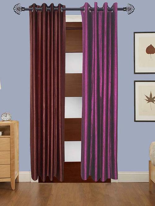 polyester 5 feet door curtain (pack of 2) - 17180897 - Very Small Image - 1