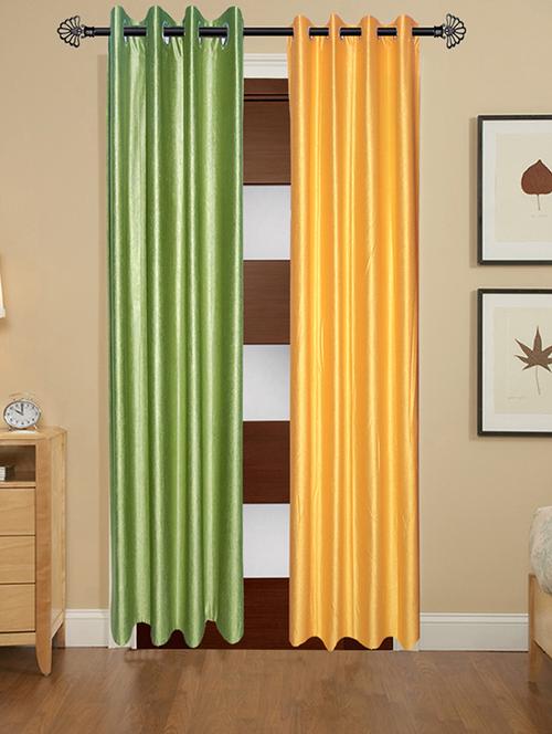 polyester 5 feet door curtain (pack of 2) - 17180939 - Very Small Image - 1