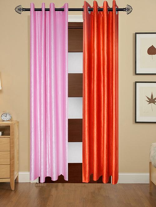 polyester 5 feet door curtain (pack of 2) - 17180945 - Very Small Image - 1