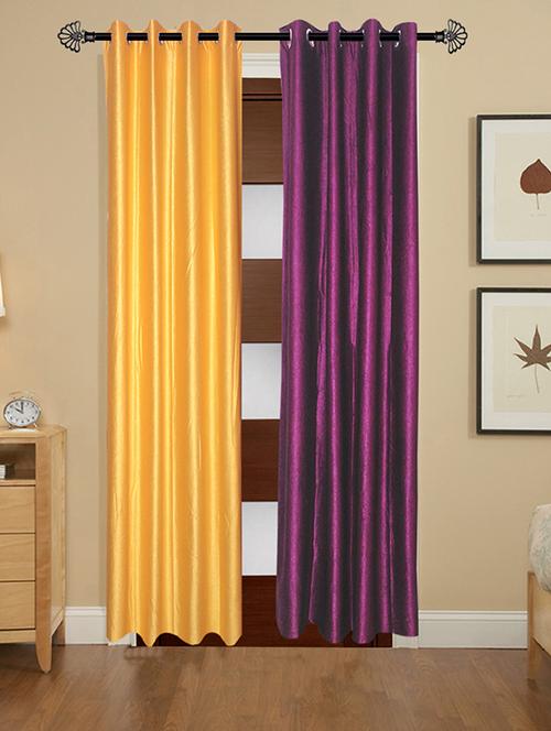 polyester 5 feet door curtain (pack of 2) - 17180978 - Very Small Image - 1