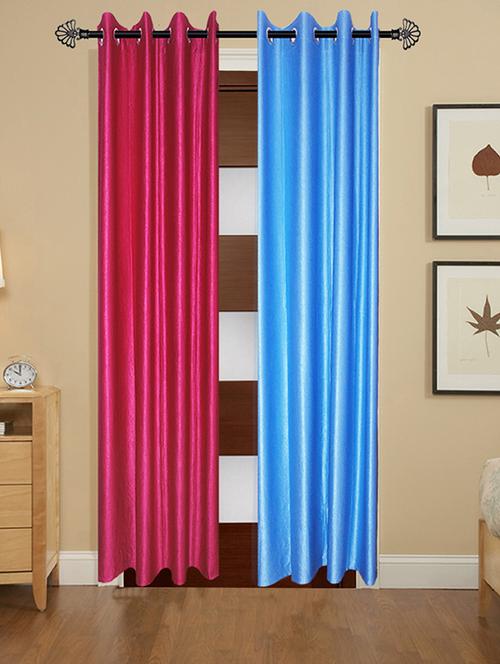 polyester 5 feet door curtain (pack of 2) - 17180984 - Very Small Image - 1