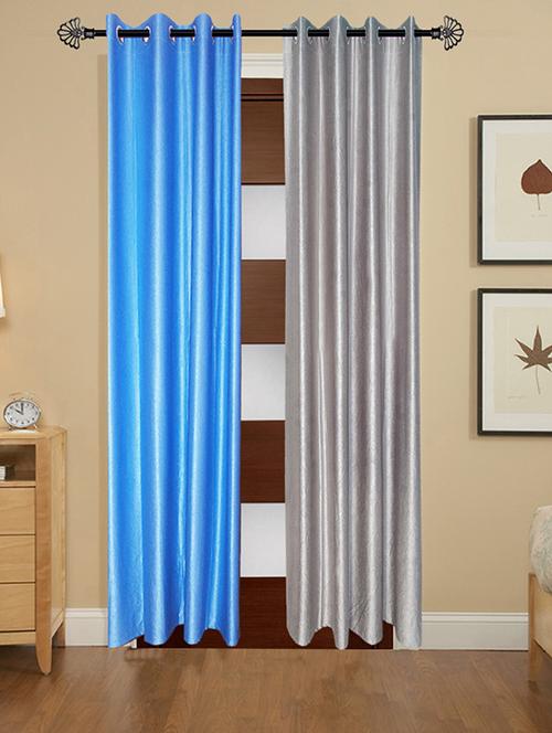 polyester 5 feet door curtain (pack of 2) - 17180988 - Very Small Image - 1