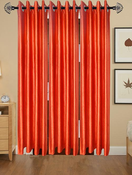 shop 24 decor 152 cm (5 feet) polyester door curtain (pack of 3) (solid, multicolor) - 17180998 - Very Small Image - 1