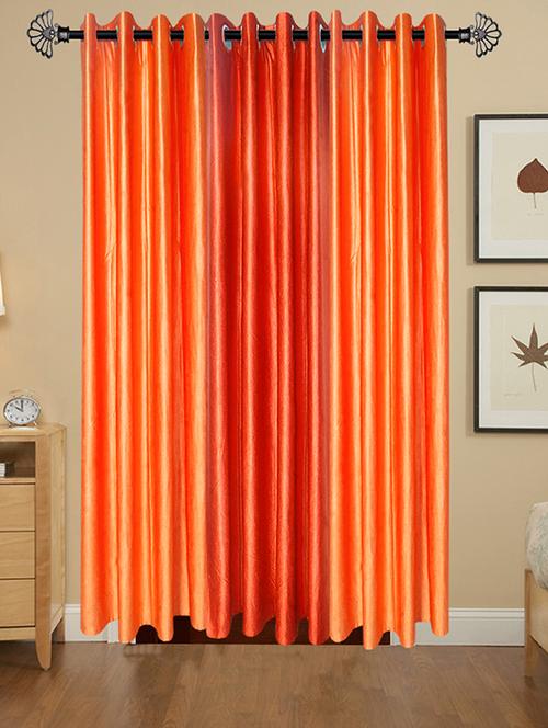 shop 24 decor 152 cm (5 feet) polyester door curtain (pack of 3) (solid, multicolor) - 17181014 - Very Small Image - 1