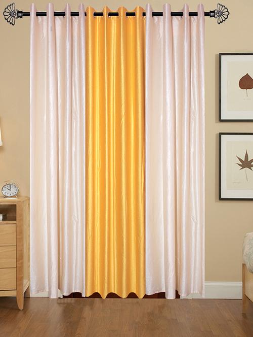 polyester 5 feet door curtain (pack of 3) - 17181065 - Very Small Image - 1