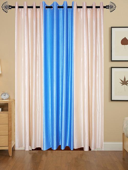 polyester 5 feet door curtain (pack of 3) - 17181068 - Very Small Image - 1