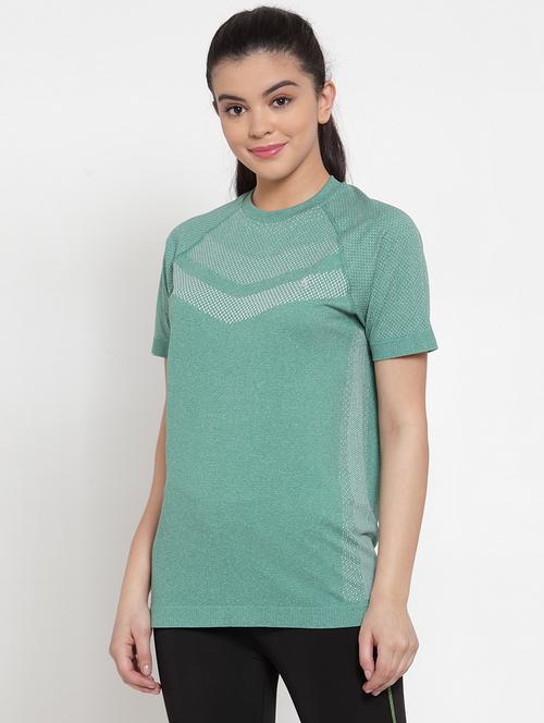 green polyester regular tshirt - 17181916 - Very Small Image - 1