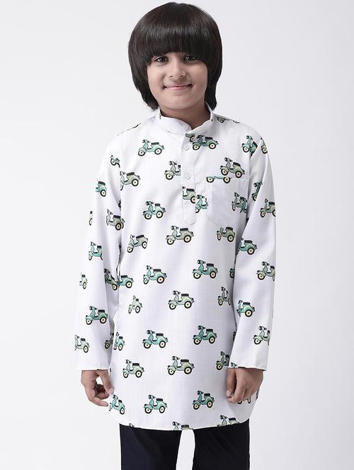 printed cotton kurta set - 17183845 - Very Small Image - 1