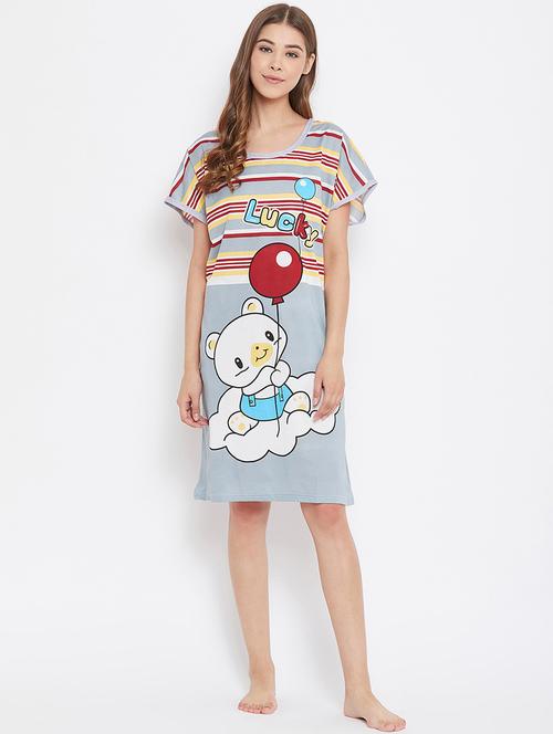 quirky print sleepshirt - 17184217 - Very Small Image - 1