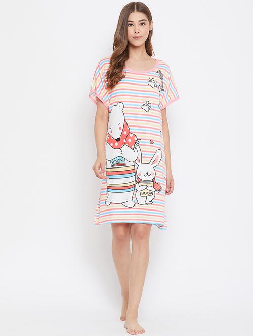 quirky print sleepshirt - 17184223 - Very Small Image - 1