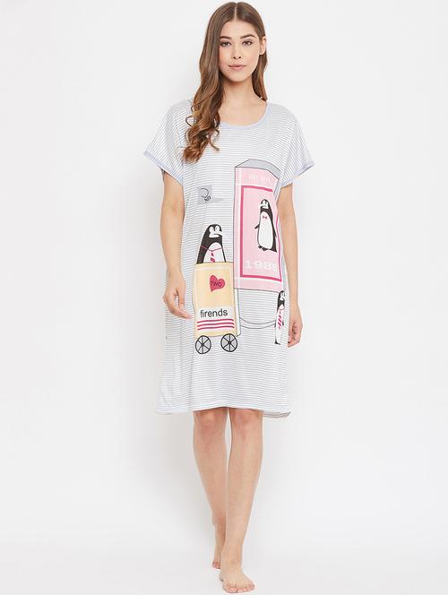 quirky print sleepshirt - 17184225 - Very Small Image - 1