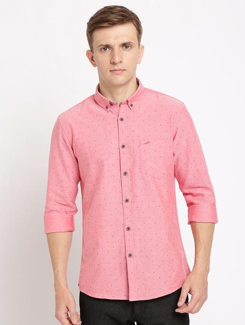pink printed casual shirt - 17191877 - Very Small Image - 1