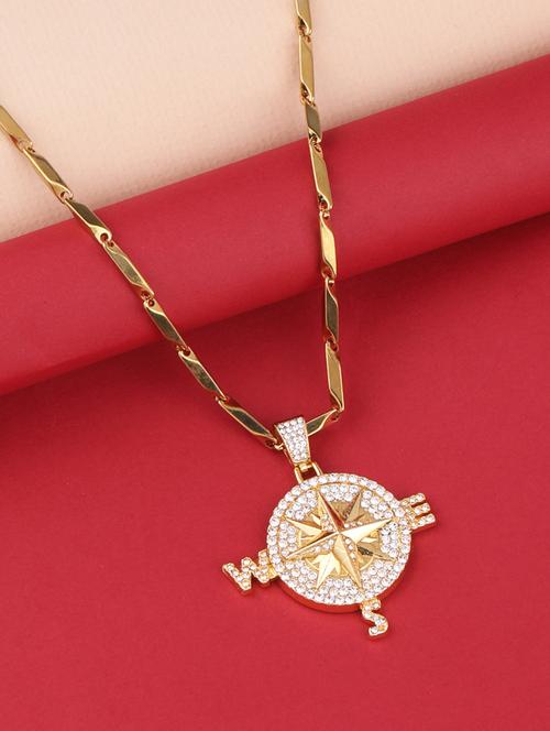 gold metal pendant - 17191985 - Very Small Image - 1