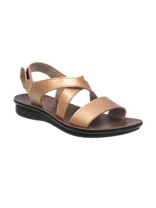 gold back strap sandals - 17192345 - Very Small Image - 1