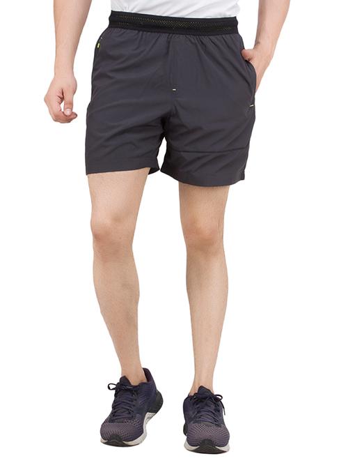 grey solid shorts - 17192629 - Very Small Image - 1