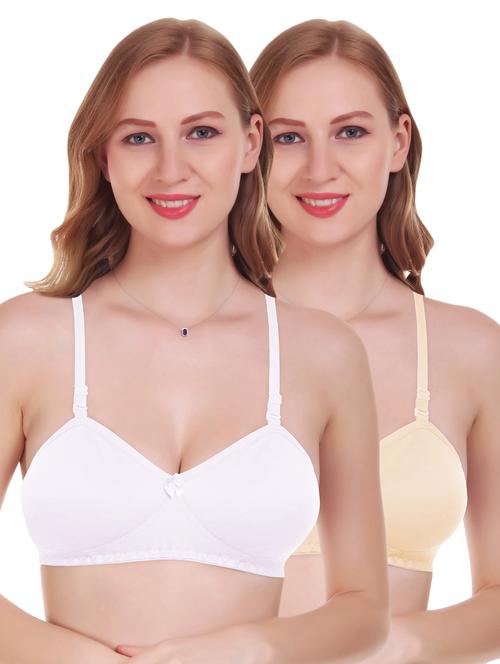 set of 2 bow patch t-shirt bra - 17192728 - Very Small Image - 1