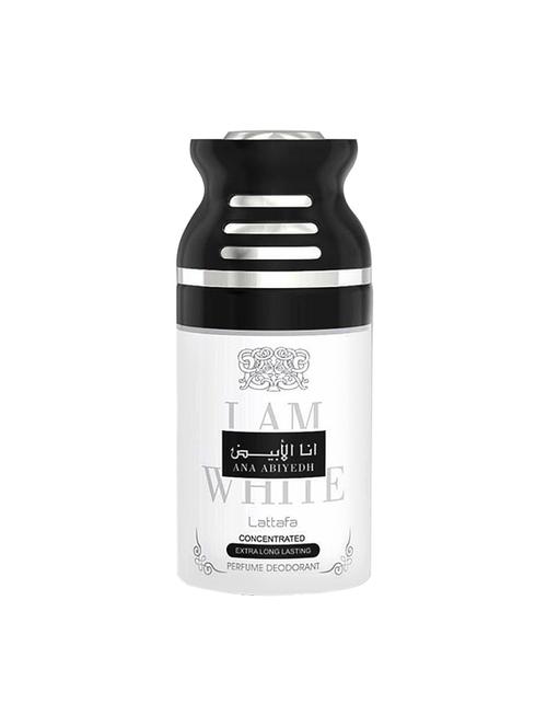 lattafa ana abiyedh i am white perfumed body spray, 250ml - 17192840 - Very Small Image - 1