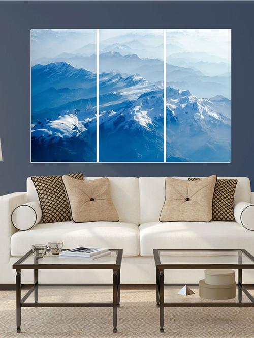 hd digital print snow mountain wallpaper canvas - 17193591 - Very Small Image - 1
