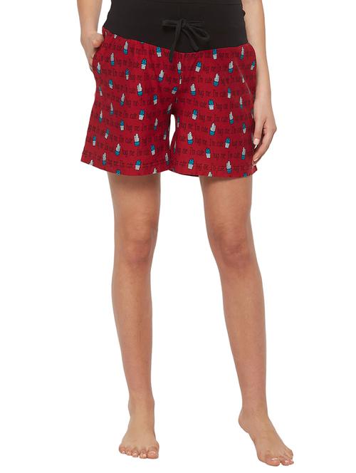 red cotton maternity wear - 17194058 - Very Small Image - 1