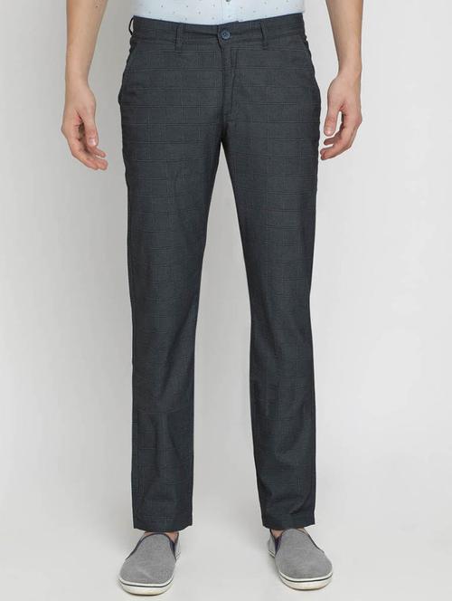 mid rise flat front casual trouser - 17194164 - Very Small Image - 1
