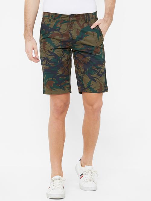 olive green camouflage bermuda shorts - 17196198 - Very Small Image - 1