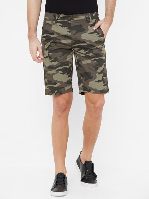 brown camouflage bermuda shorts - 17196199 - Very Small Image - 1