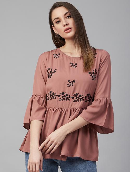 pink polyester regular top - 17196999 - Very Small Image - 1
