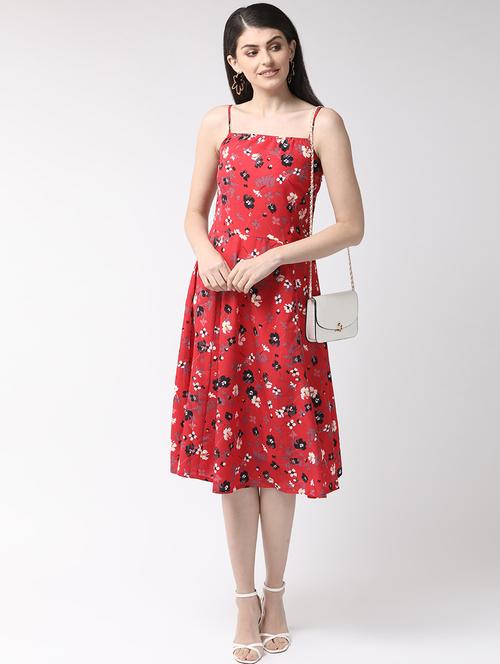floral a-line dress - 17197449 - Very Small Image - 1