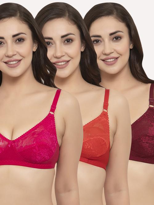 set of 2 lace panel bra - 17197636 - Very Small Image - 1