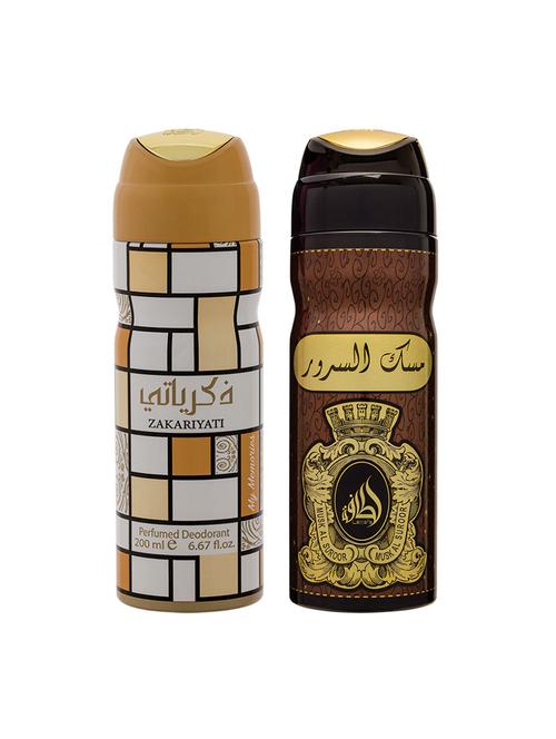 lattafa zakrayati + musk al suroor 200ml deodorant - 17197761 - Very Small Image - 1