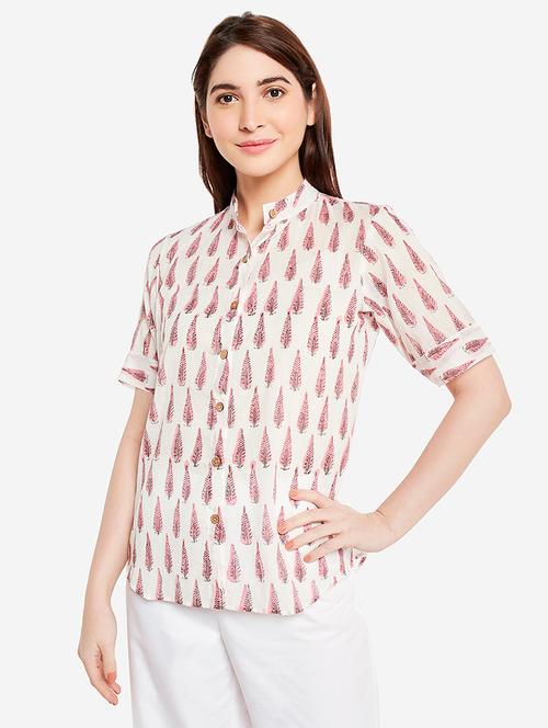 short sleeves printed shirt - 17199979 - Very Small Image - 1