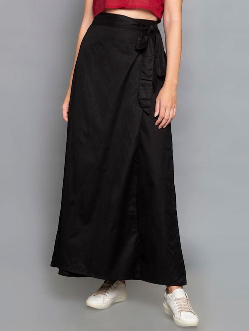 tie knot flared trouser - 17200170 - Very Small Image - 1